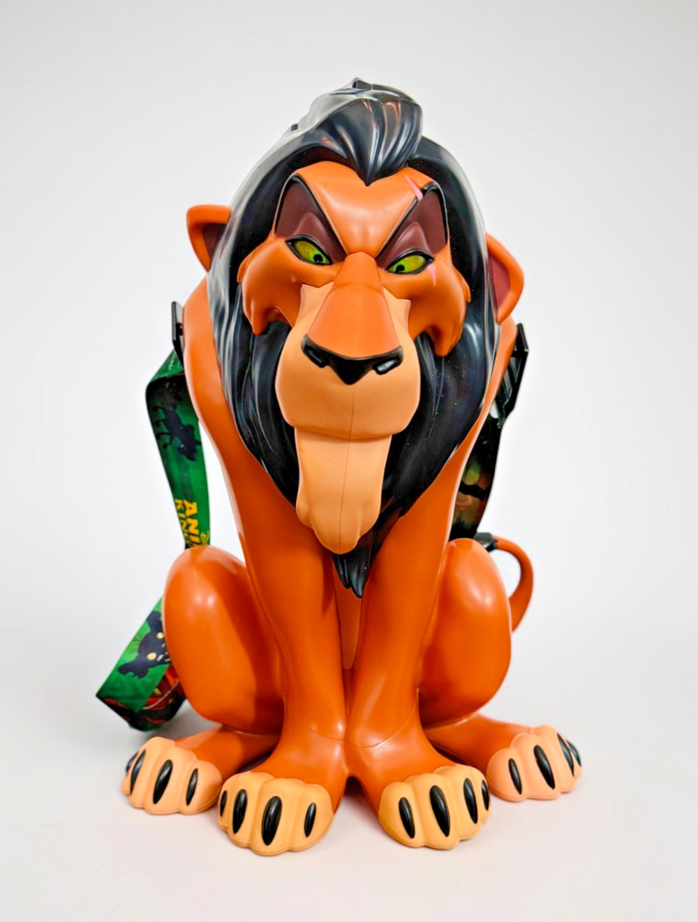 Disney Parks Animal Kingdom 2025 The Lion King Scar Popcorn Bucket Light-Up Eyes